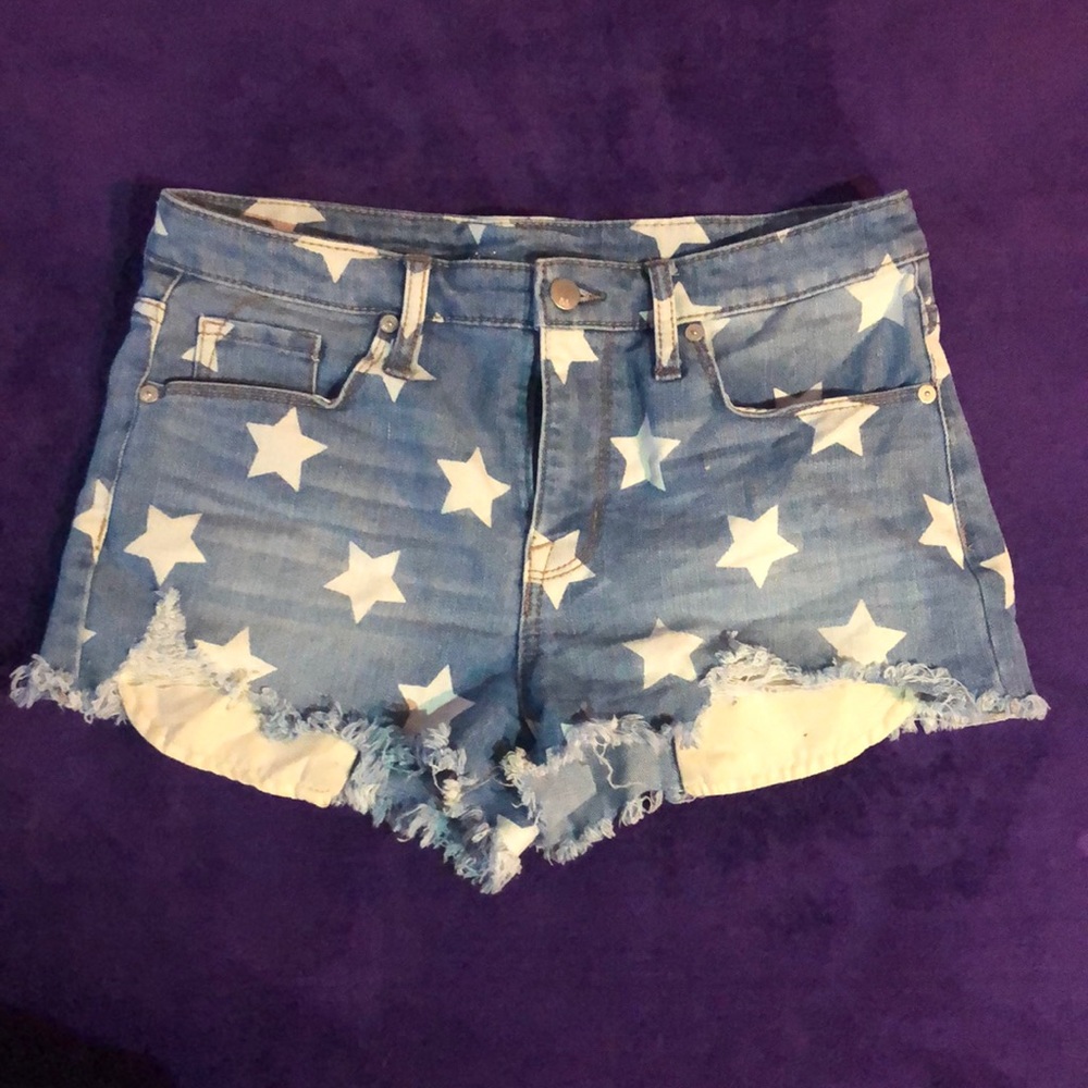 Jean star shorts